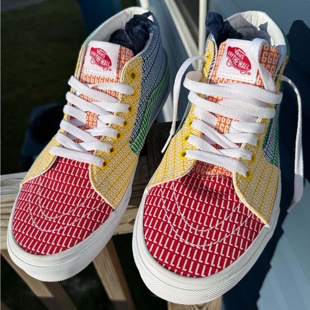 Vans Multicolor Patterned High-Tops - Picture 3 of 3